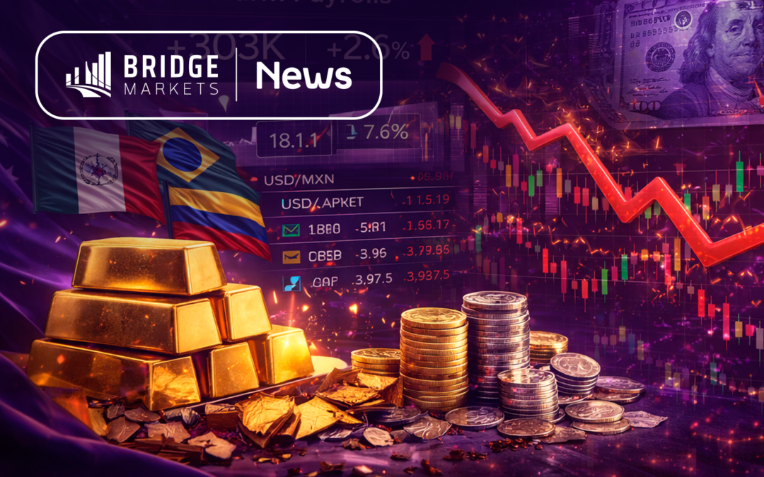 El oro y la plata retroceden tras un informe laboral más fuerte de lo esperado: lectura estratégica para traders e inversionistas en Latinoamérica 