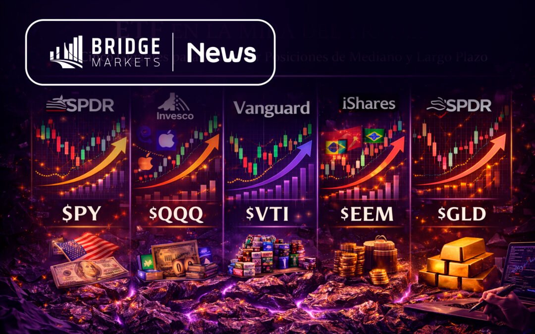 ETF en la Mira del Trader: Cinco Gigantes para Construir Posiciones de Mediano y Largo Plazo 