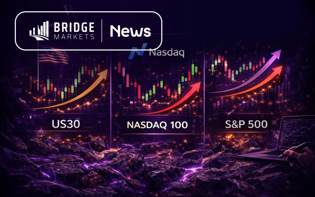Wall Street bajo presión: cómo se movieron el US30, Nasdaq 100 y S&P 500 en la primera quincena del mes 